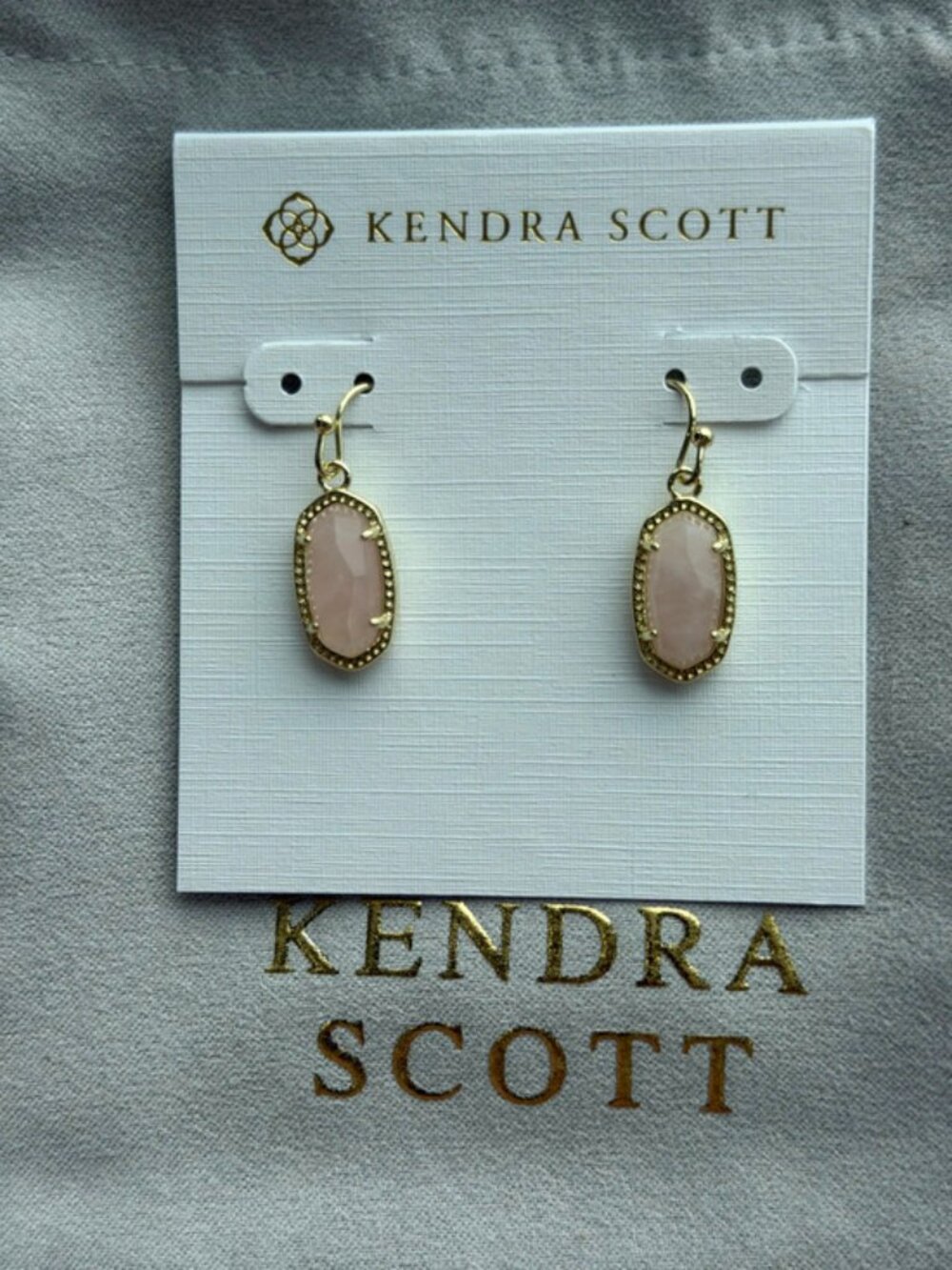 Kendra Scott Pink Pendant Earrings